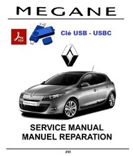[USB-USBC] Revue technique Manuel réparation officiel Renault Megane 3 Scénic 3