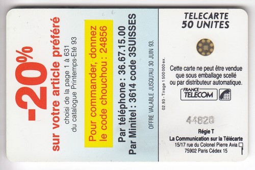 Variete telecarte france - variete,