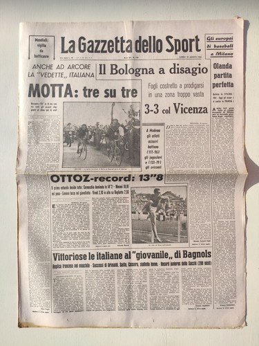 Gazzetta dello sport août - dello, 31