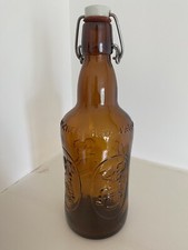 Ancienne bouteille de biere FISCHER avec bouchon en porcelaine