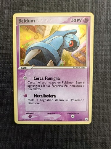 Carte pokémon beldum reverse - carte,