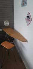 CREATION ENSEMBLE BUREAU DESIGN ORIGINAL TABLE A REPASSER ET SIEGE LIBELLULE1950