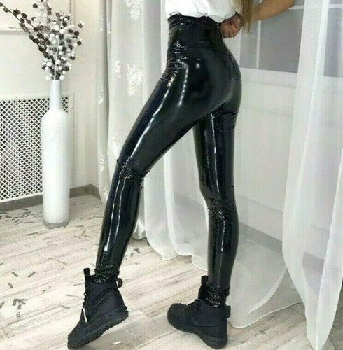 Women shiny vinyl leather - women's,
