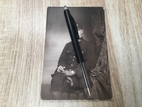 Carte postale photo poilu - carte,