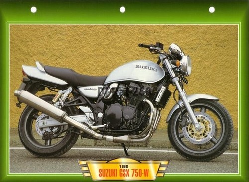 Fiche moto suzuki gsx 750 - fiche,