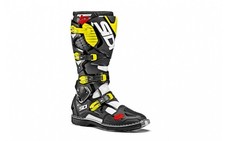 Bottes De Moto Cross Enduro Sidi Crossfire 3 Noir/Blanc/Jaune Fluo