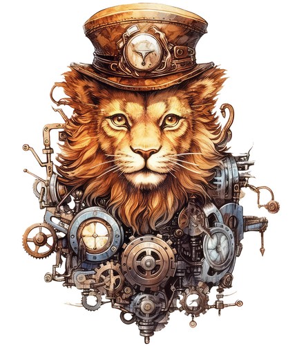 Autocollants steampunk - x,