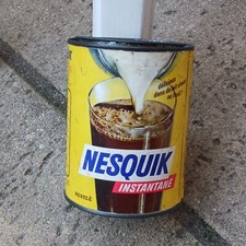 boite vide  en métal nesquik