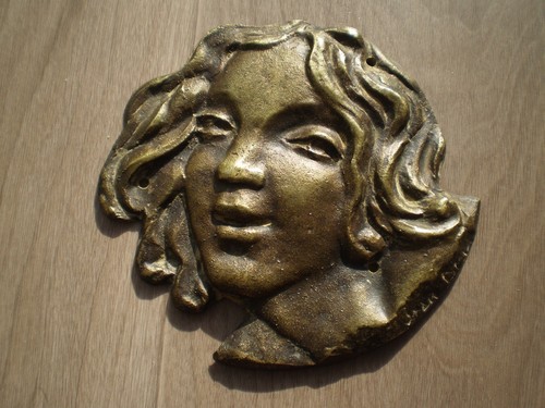Visage femme bronze - femme,