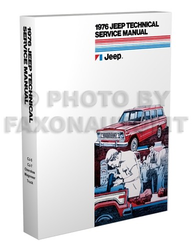 Manuel atelier jeep 1976 - jeep,