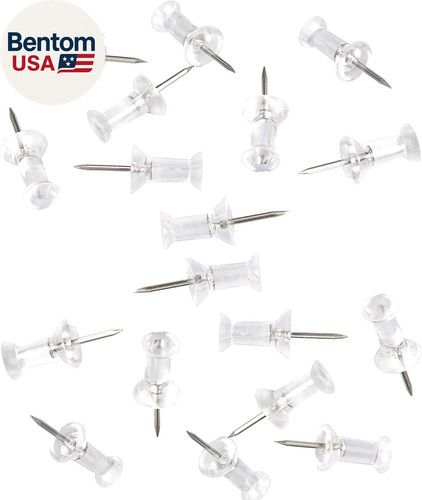100 pack push pins - push, tacks