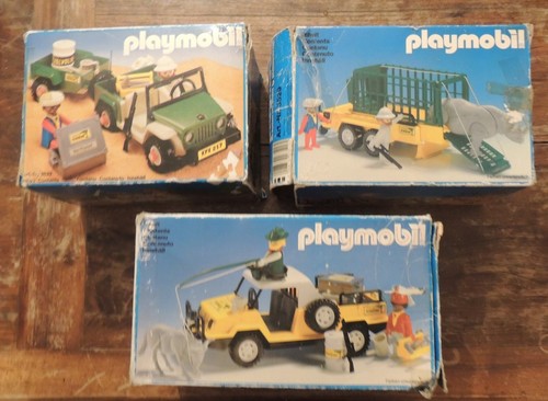 Lot vintage playmobil safari - lot,