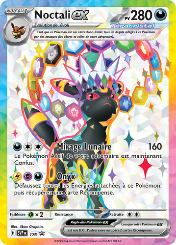 Carte pokémon noctali 176 - noctali-ex,