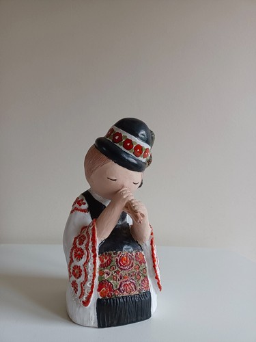 Joueur flûte céramique - de, en