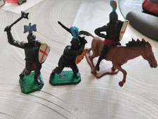 Lot De 3 Soldats Moyen Age Dulcop