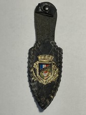 Pucelle ? dessin sur cuir Colombey les 2 Eglises (10-49)