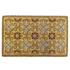 Tapis Classique Rectangulaire En Coco Motif Losanges 45 Cm X 75 Cm