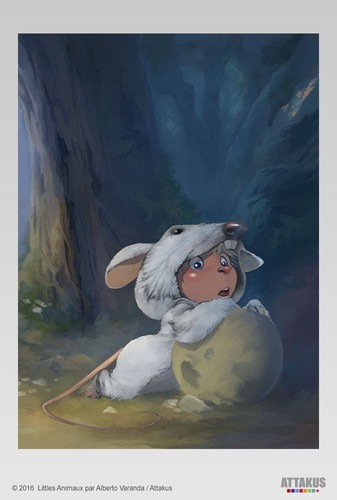 Grande carte petite souris - petite,