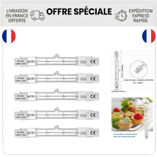 Ampoules halogènes r7s - r7s, mm