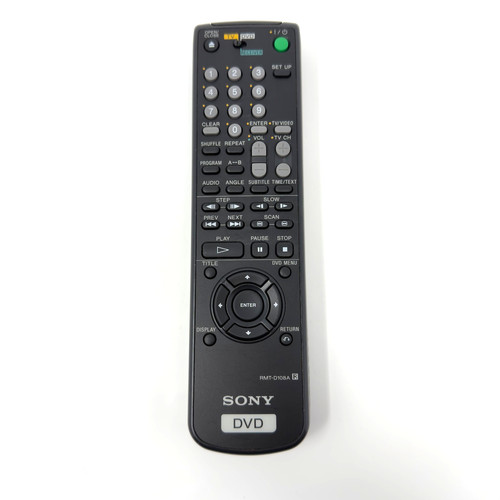 Sony rmt d108a - rmt-d108a, player
