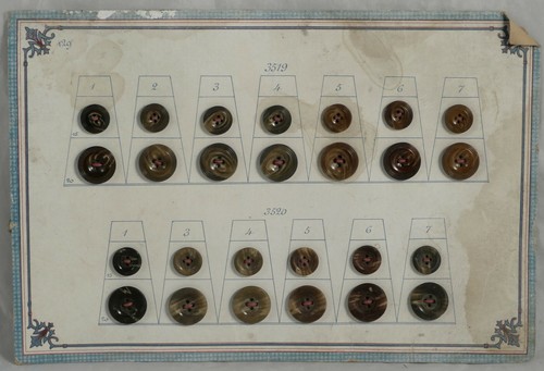 Carte bouton ancien 1900 - bouton,