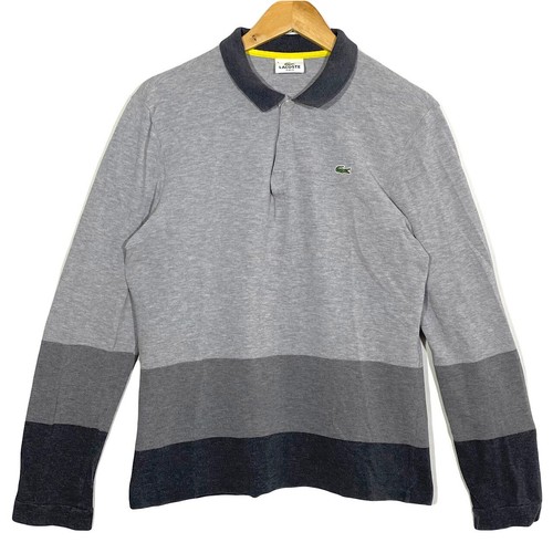 Polo manches longues rayures - manches,