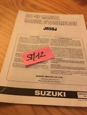 Suzuki JR50J JR50 J JR 50 instruction preparation setup manuel montage set-up