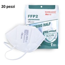 20 Pz Masques De Protection FFP2 Certifiés CE Masque En Sachets Individuels