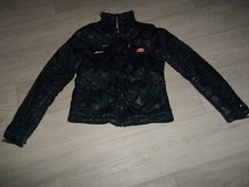 Blouson doudoune anorak ELLLESSE bleu marine multipoches taille 1/36/S TBE