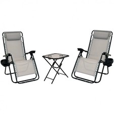 Ensemble De 2 Chaises Longues