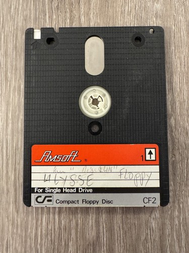 Une disquette amsoft - une, amstrad