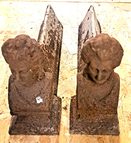 Paire chenets cheminée - de,