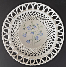 Corbeille, pannier en porcelaine, Heinrich, Villeroy & Boch, Wien, fait main.