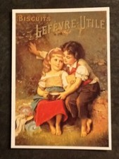 CP REPRO AFFICHE PUB LEFEVRE-UTILE LU - 5131