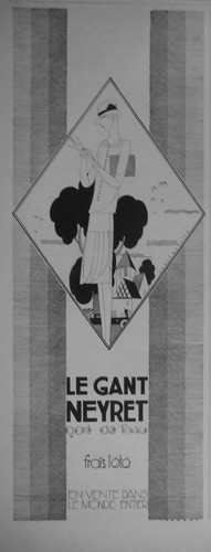 Publicité 1928 gant - publicitÉ,