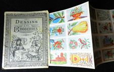 Ancien Carnet Circa 1900 « Dessins de Broderies » dont Modèles pour Abécédaires