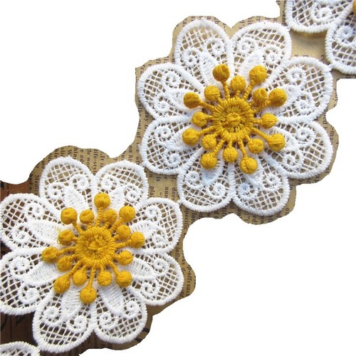 Applique dentelle fleur - applique,