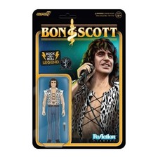 Super7 Bon Scott High Voltage Réaction Figurine 3.75" Avec Microphone