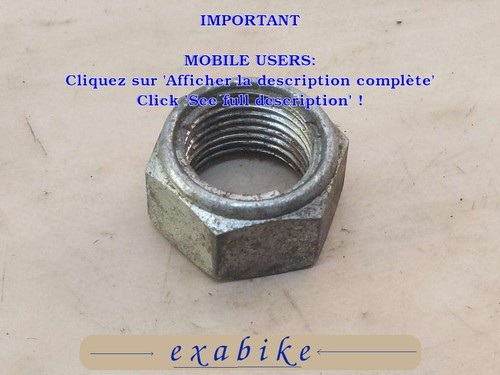 Ecrou axe bras - de, oscillant