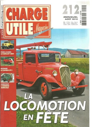 Charge utile 212 - charge, berliet