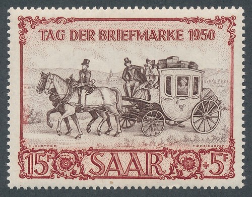 Timbre sarre 270 neuf sans - sarre,