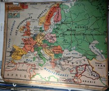 Carte scolaire Europe URSS