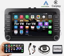 7" AUTORADIO RDS Android 13 GPS USB Carplay For VW GOLF 5 6 Polo Touran Caddy T5