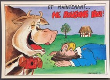 Carte postale Humoristique - ET MAINTENANT...  NE BOUSONS PLUS ! (204)