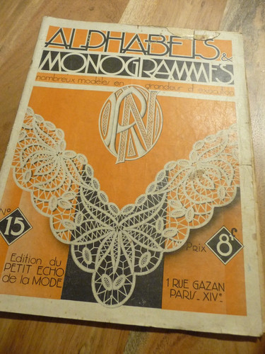 Ancien album alphabets et - ancien, d'alphabets
