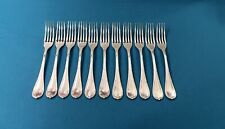 1 fourchette à entremets CHRISTOFLE modèle RUBANS CROISÉS métal argenté 18,5 cm