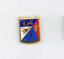 Aviation  8° Escadre de Chasse 4C1-3C2-3C1-SPA38.  Fab Drago Paris en émail