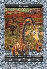 Carte Carrefour Dreamworks - Madagascar - Melman - Carte spéciale N°81