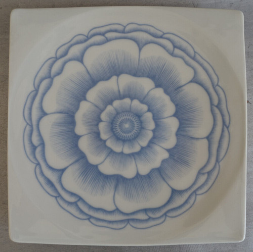Plat carré porcelaine de - plat,