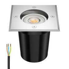 Luminaire encastré de sol RELI pour l'extérieur acier inoxydable carré IP67